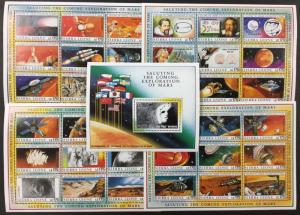 SIERRA LEONE   #1167-71 1990  “Exploration of Mars”  set of 5 MNH   issued 1990