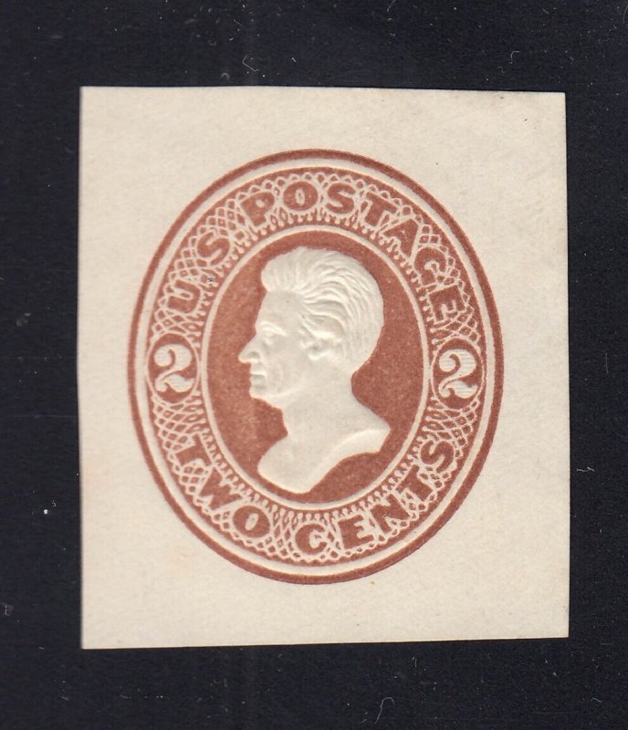 U139 2c Mint Cut Square, Cat. $57.50 