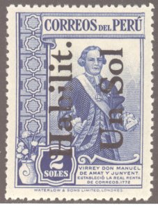 Peru, Scott #374, MH