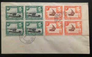 1949 Nairobi Kenya British KUT Cover Pictorial Stamp Issue