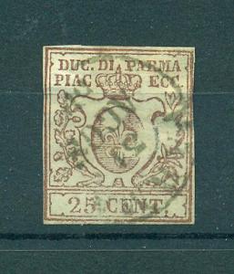 Italy State Parma sc# 10 used cat val $215.00