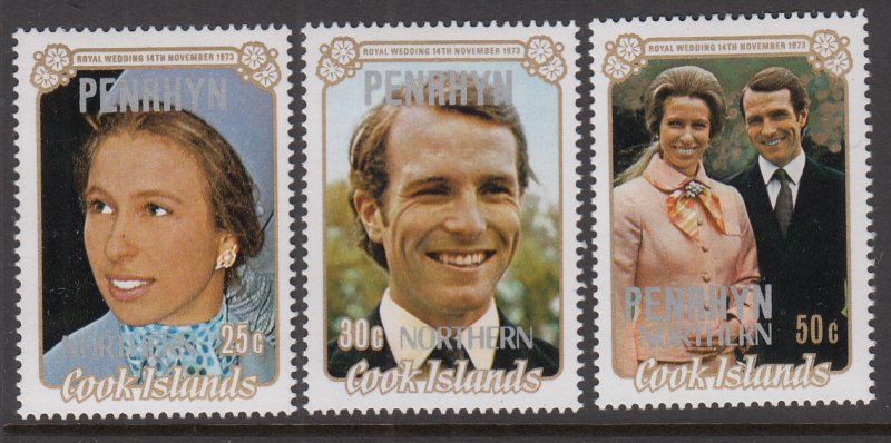 Penrhyn Island 47-49 MNH VF