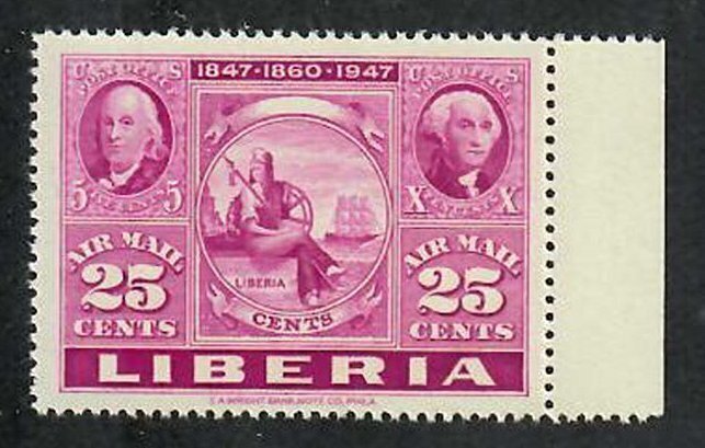 Liberia; Scott C55; 1947;  Unused; NH