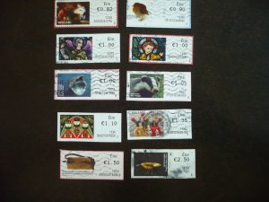 Stamps - Ireland - Used Preprinted 10 Stamps