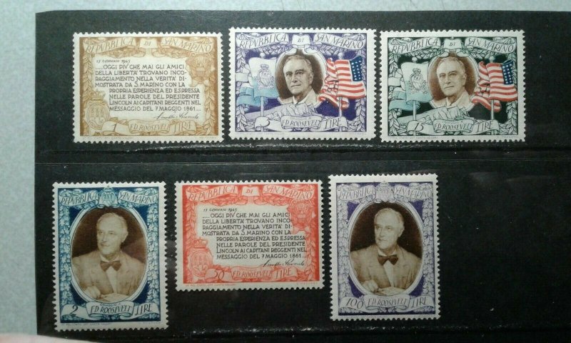  San Marino #257A-F,C51A-H MNH e206 9662