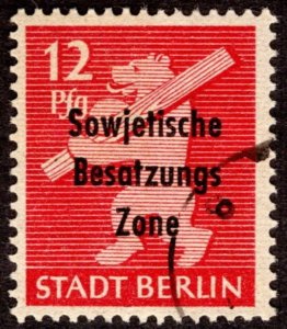 1948, Germany, 12pf, Used CTO, Sc 10N26