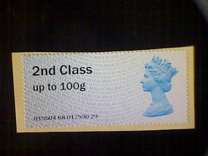 Great Britain, Deegam FSN2.4, Post 'n Go 2014, on paper, 2nd, light blue