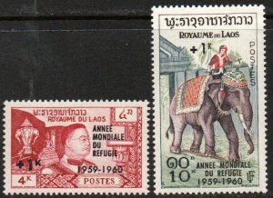 Laos Sc #B4-B5 Mint Hinged