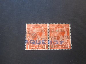 United Kingdom 1912 Sc 160 KGV pair FU