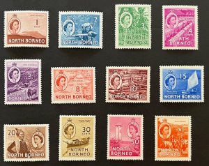 North Borneo 261-72 Set MNH