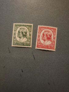 Stamps Germany Scott #446-7 never hinged
