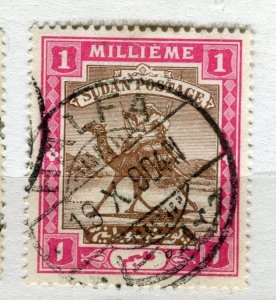 BRITISH EAST AFRICA PROTECTORATE; Early 1900s Came Rider used 1m. value POSTMARK