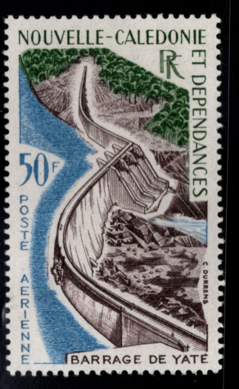 New Caledonia (NCE) Scott C28 MH*  Yate Dam stamp