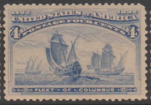 U.S. Scott #233 Columbus Stamp - Mint Single - IND