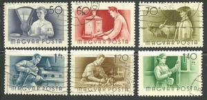 Hungary #1116+ 14 Different, Industry & Workers, Used**-