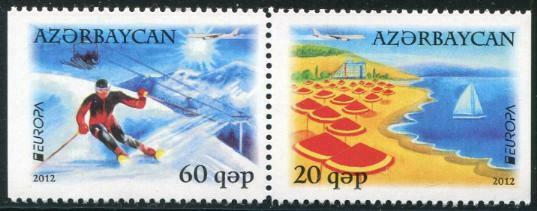 HERRICKSTAMP AZERBAIJAN Sc.# 981-82 Europa 2012