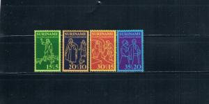 Surinam B216-219 Religious Unused (S0024)+