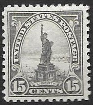 US  566   1923   15  cents  VF  NH