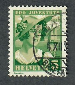 Switzerland B65 used single