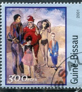 Guinea-Bissau 2001 PICASSO Paintings Stamp fine used Perforated VF