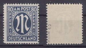 Germany 1945 Sc#3N19 Mi#34 bC mnh signed BPP (AB1160)
