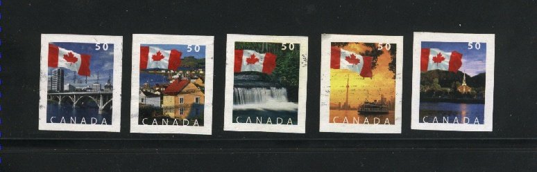 Canada #2076-80  -1  used VF 2004 PD