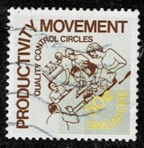 Singapore 1982 Productivity Movement Used