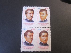Chile 1982 Sc 624 BLK(4) MNH