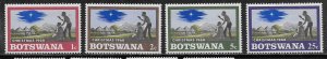 Botswana Scott #'s 47 - 50 MNH