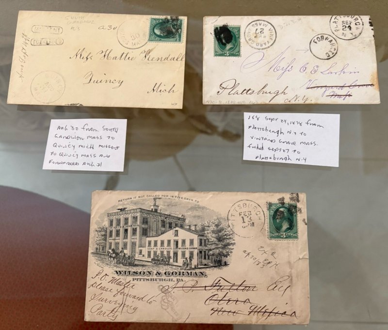 Washington Banknotes Featured on 3 Covers w/Better Ancillary Markings  MV124