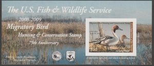 U.S. Scott #RW75a Duck Stamp - Mint NH Single