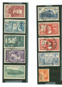 France #323-328/330-333 Used Single