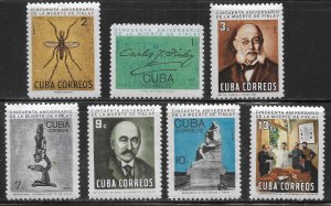 Cuba 989-995 Carlos J. Finlay set MNH