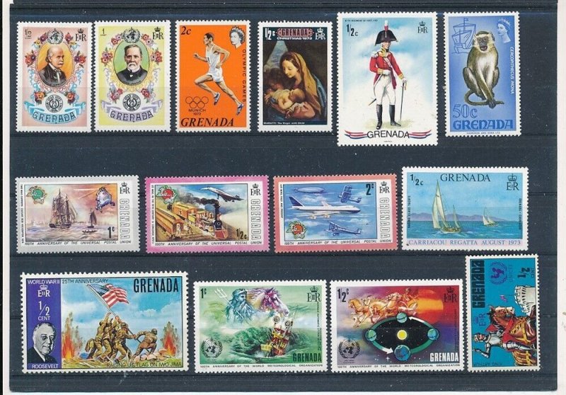 D394906 Grenada Nice selection of MNH stamps