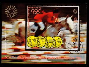 Yemen - Cancelled Souvenir Sheet 1971 (Olympics: Equestrian)
