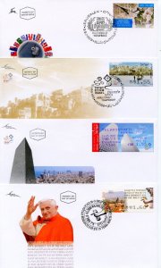 ISRAEL  LOT OF 24 KLUSSENDORF ETC  FIRST DAY COVERS AS SHOWN