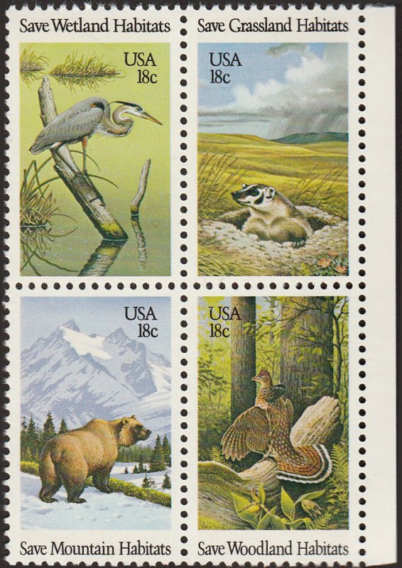 # 1921-1924 MINT NEVER HINGED ( MNH ) WILDLIFE HABITATS