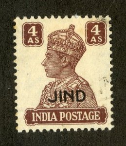 INDIA-JIND STATE 174 SCV $9.00 BIN $3.75