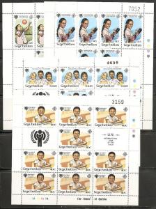 Seychelles 438-41 1979 Child Year m/s set MNH