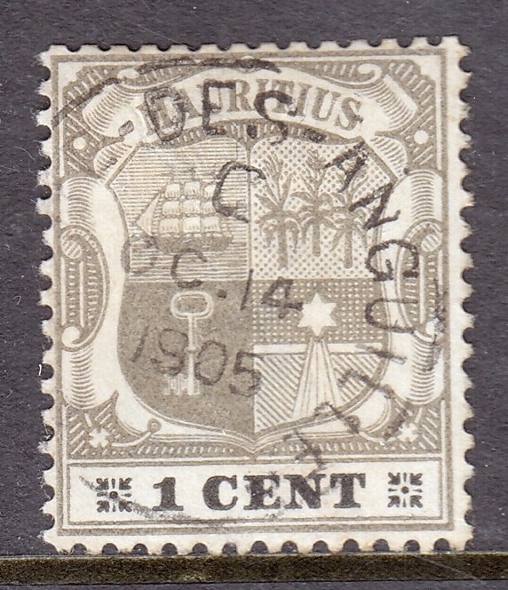 Mauritius - Scott #128 - Used - Pencil on reverse, lt. wrinkle - SCV $5.00