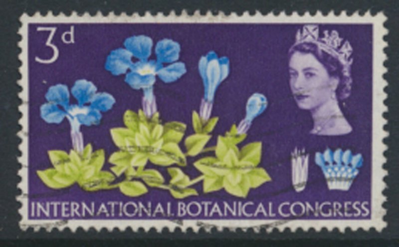 Great Britain  SG 655  SC# 414  Botanical Congress Used see detail and scan