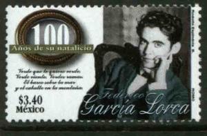 MEXICO 2078, Federico Garcia Lorca, Birth Cent. MNH (69)