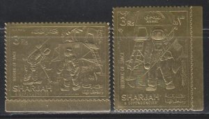 Sharjah, Space Research (MI# 706-707) MNH SET