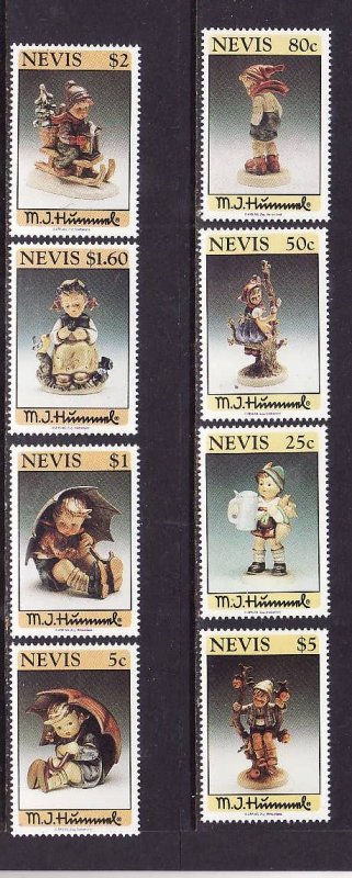 Nevis-Sc#839-46- id2-Unused NH set-Hummel Figurines-1994-