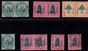 South West Africa - 1927   Ovpt.Setting VIII -Mint & Used Group # 85e-87e