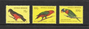 BIRDS - INDONESIA #1104-6  MNH