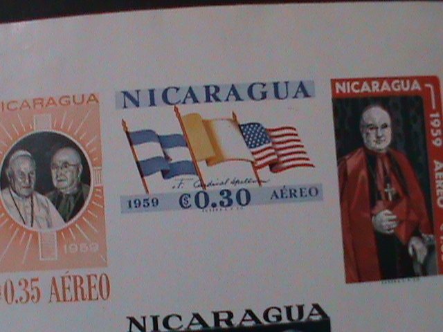 ​NICARAGUA-1959-SC#C430-6-POPE JOHN XXIII & CARDINAL SPELLMAN VISIT TO MANAGUA