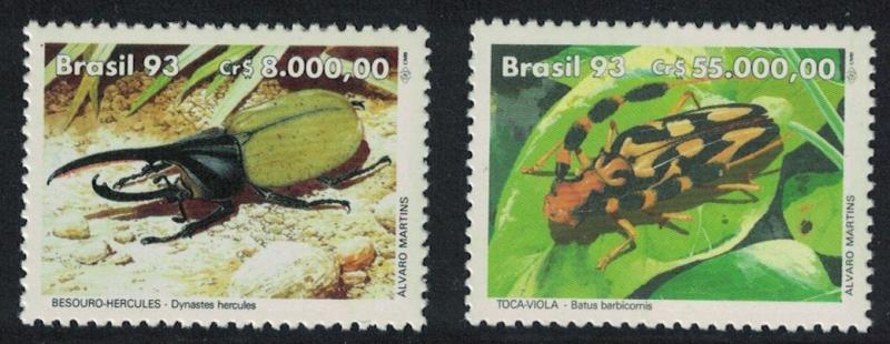 Brazil Beetles 2v SG#2576-2577