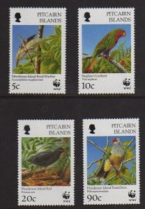 Pitcairn Island 1996 Sc 457-460 WWF set MNH