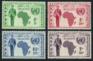 Ethiopia C60-C63,MNH.Michel 375-378. UN Economic Conference for Africa,1958.